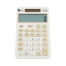 Pin 103g Gold 12 Haneli Masaüstü Hesap Makinesi Çok Renkli