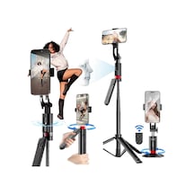 Tr Profesyonel Tripod Ve Selfie Çubuğu, 360 Yapay Zeka Yüz Takibi, Aı Hareketle Komut, 1/4 Vidalı, Canlı Yayın, Genel