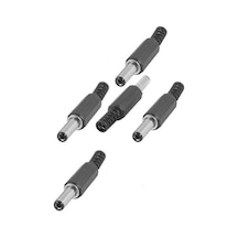 Buharaelektronik 5 Adet 2.1mm Uzun Dc Power Jack Erkek Jak