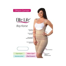 Elite Life 895 Dikişsiz Kadın Boy Toparlayıcı Bayan Korse Elite Life 895 Dikişsiz Kadın Boy Toparlayıcı Bayan Korse