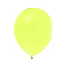Balon Düz 10 İnc Makaron Vanilya Sarı Pk:100 Çok Renkli