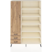 Hyperion Dolap 9 Raflı 3 Çekmeceli 3 Kapaklı 132x44x195 Aytaşı-çam/çam Atlas Çam/atlas Çam