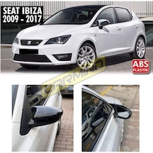 Seat İbiza Mk4 2009-2017 Batman Yarasa Ayna Kapağı Piano Black