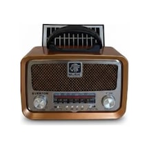Everton Rt-653 Solarlı,şarjlı Nostaljik Radyo Bluetooth-usb-sd-fm Kdo
