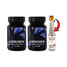 Anrdomen 2 Kutu Erkeklere Özel Yoğun Balkabağı Ekstratı İçeren 30 Lu + Afrodizayn Masaj Yağı 30