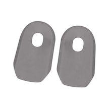 Suntek 2 Adet Bisiklet Krank Botları Kolu Aynakol Koruyucu Gri