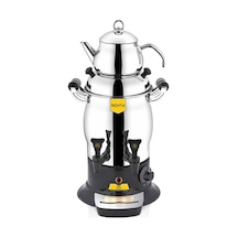 Remta R25 Mini Çift Demlikli Çay Makinesi 5 Lt 40 Bardak Demlik Dahildir - Gri