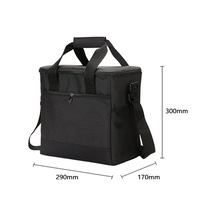 Pazly Yemeği Yalıtımlı Taşınabilir Siyah Öğle Kullanımı Kamp Isı İş İçin Çantası & - Px Siyah