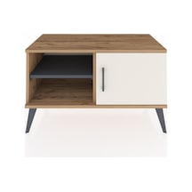 Hyperion Şifonyer 2 Raflı Tek Kapaklı 88x44x48 Çam-aytaşı/antrasit Aytaşı/antrasit