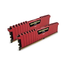Corsair Vengeance Lpx 16 Gb 2x8 Gb Ddr4 2133 Mhz C13 Xmp 2.0 Yüksek Performanslı Masaüstü Bellek Seti, Kırmızı