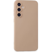 Samsung Galaxy S23 Fe Kılıf Nano İçi Kadife Silikon - Pudra
