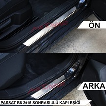 Vw Passat B8 Krom Kapı Eşiği Tk 2015 Üzeri Paslanmaz Çelik N11.177