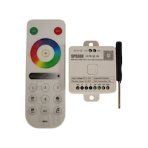 Sp630e Bluetooth Müzik Pixel Şerit Led Denetleyici 5 Kanal Rgbw+ww Led Kontrol Cihazı+kumandası 5-24v