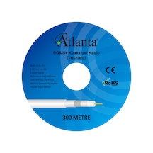 Atlanta Rg6/U4 96 Tel Cca Anten Kablosu 300 Metre