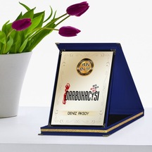 Kişiye Özel Yılın En İyi Darbukacısı Lacivert Plaket Ödülü