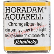 Schmincke Horadam Aquarell Artist Sulu Boya Chrome Yellow Light, No Lead Yarım Tablet