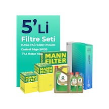 MANN BMW 7.40 Dizel xDrive Filtre Bakım Seti Castrol Motor Yağlı (2012-2015) 5 Li
