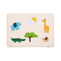 Montessori Oyun Matı Figürlü Sesli ve Etkileşimli Oyun Battaniyesi - 140x100 CM