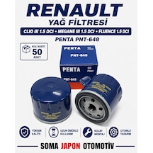 Renault Yağ Filtresi Clio Iıı 1.5 Dcı-megane Iıı 1.5 Dcı-fluence 1.5 Dcı Pnt-649