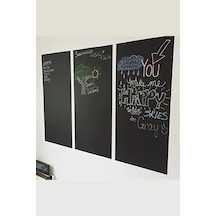 Kara Tahta Kendinden Yapışkanlı Kağıt Tebeşir Sticker 45 X 200 Cm Diğer