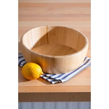 Acar 329 Bambu Bol Kase 24 Cm Kahverengi