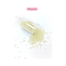 Tedar Dökme Cam Kum Boncuk 11/0 2 Mm - 60 Gram - Krem - Bnc047 Najmaddin (No:1) 8.5Cm X 10.5 Cm