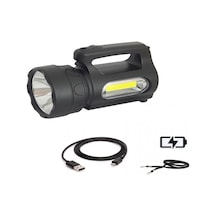 Watton Wt-613 900 Lümen Ultra Güçlü El Feneri Siyah