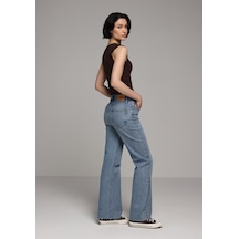 Colin's Colins Straight Fit Kadın Mid İndigo Denim Jean Pantolon Cl1081258 Q1.v1 Dn45023