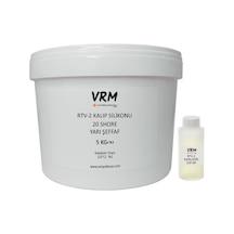 VRM Rtv-2 Yarı Şeffaf - Kalıp Silikonu (20 Shore) 5 KG