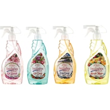 Akçay Hasbahçe Aşk Çiçeği + Dağ Çiçeği + Gül Demeti + Karışık Meyve Oda Kokuları 4 x 500 ML
