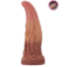 Fastieshop Çift Katmanlı Büyük Monster Dildo - 25 Cm