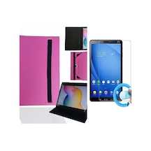Hometech Quad Tab 10 - 10.1" Tablet Uyumlu Üniversal Kapaklı Tablet Kılıfı Ve Nano Ekran Koruyucu Kapaklı Kılıf