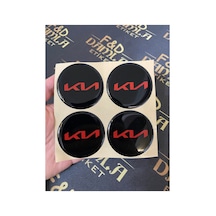 Kia Ceed, Rio, Cerato, Picanto, Sportage, Sorento 60 Mm Çap Yeni Yazı Amblem Dekorasyon Jant Logo