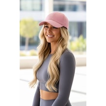 Gk Gamzelirenklerim Luxury Fashıon&accessorıes Nakış Logolu Kadın Baseball Şapka Ayarlanabilir Spor Günlük Cap Aloyazılı Pembe