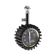 Youtek Metal Mekanik Lastik Basınç Ölçer, 0-60psı, Gece Işığı İle Okunabilir, Ev Ve Motosiklet İçin Taşınabilir Sigorta Gereci