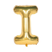 Folyo I Harfi Balon 100 Cm Gold Altın Büyük Boy 40inc Folyo Balon