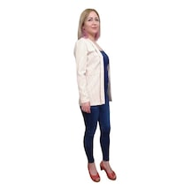 Pudra Renkli Likralı Ceket Çok Renkli