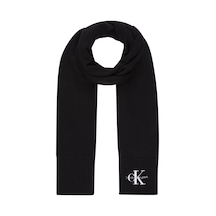 Calvin Klein Monologo Embro Scarf Erkek Siyah Atkı