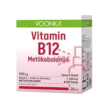Voonka Vitamin B12 Metilkobalamin Oral Damla 20 Ml