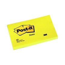 Post-it Yapışkanlı Not Kağıdı 100 Yp 76x127 Sarı 655