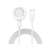 Caseonn Huawei Watch 3 Manyetik Usb Hızlı Şarj Kablosu Beyaz