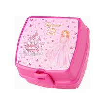 Princess Baskılı 4 Bölmeli Ve Kaşık Çatallı Beslenme Çantası - Beslenme Kutusu Cok Renkli