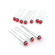10 Adet T5 Led Ampul Kıl Bacak Tel Bacak Kılçık Ampul Kırmızı