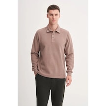 Cazador Caz 56460 Selanik Polo Yk. Sweat Erkek Camel 26kc56460-950