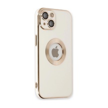 Apple Uyumlu iPhone 14 Plus Kılıf Store Silikon - Beyaz 0.2M-Çok Renkli