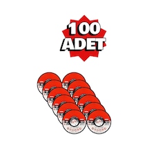 İnox Metal Kesici Kesme Diski 115x1,0x22,23 Mm İnce Taş 100 Adet Spiral Demir Kesici Disk