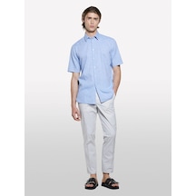 Sisley Pamuk Karışımlı Slim Comfort Fit Paraşüt Kanvas Pantolon Erkek Gri Pantolon - 325p4ytwsf05d