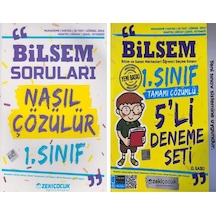 Zeki Çocuk 1. Sınıf Bilsem Soruları Nasıl Çözülür Ve Deneme Seti 2 Kitap
