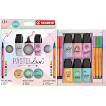 Stabilo Pastellove Mini Set 18 Li 77/5-8 Çok Renkli