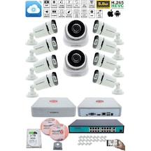 Ip Güvenlik Kamera Seti - 2 İç Mekan , 8 Dış Mekan Kdj-2ın8out-v3